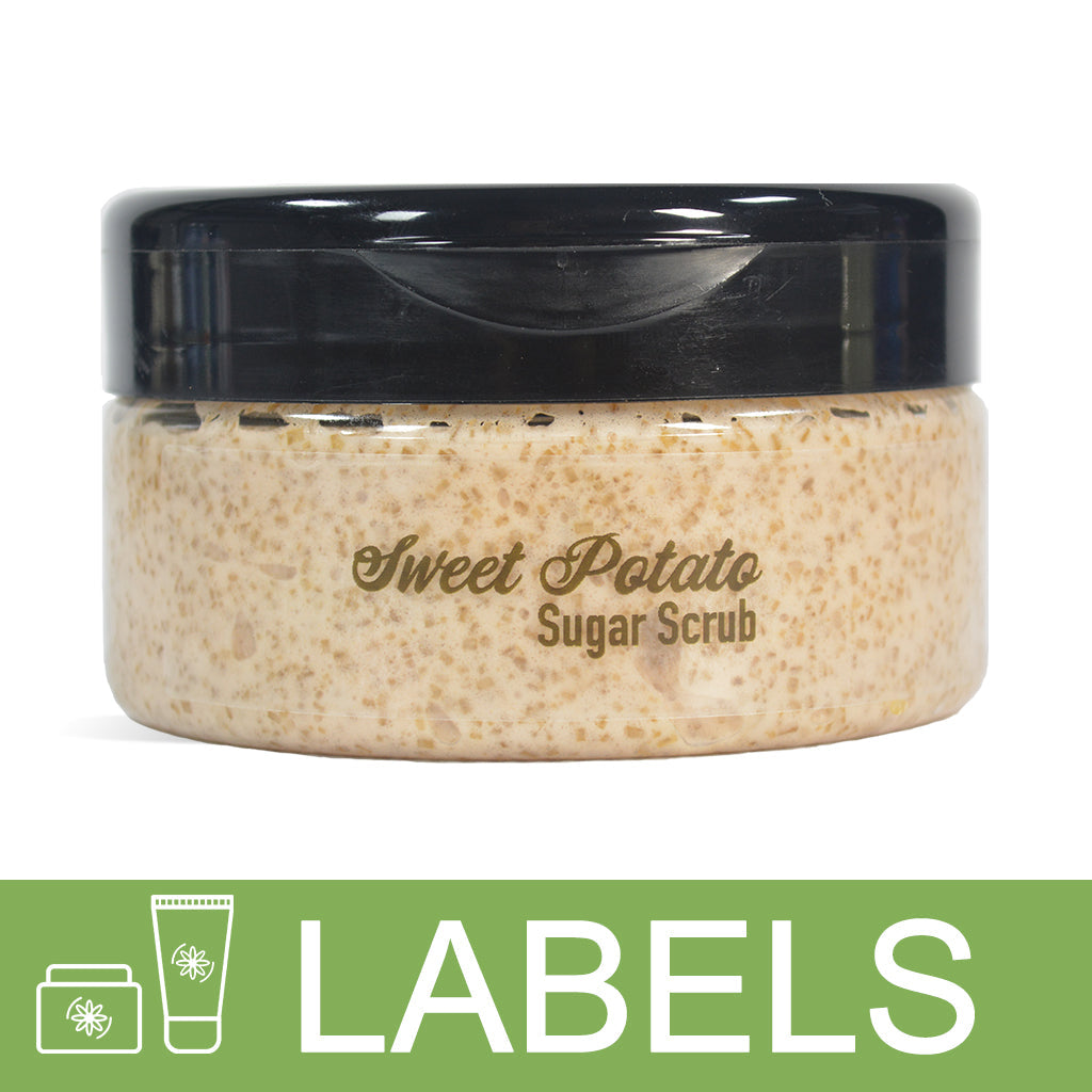 Sweet Potato Sugar Scrub Label Front