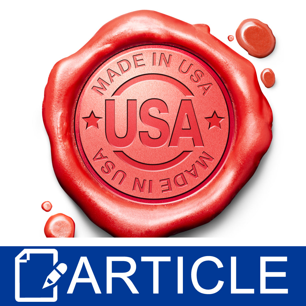 Manufacturing Claims- Made In The USA