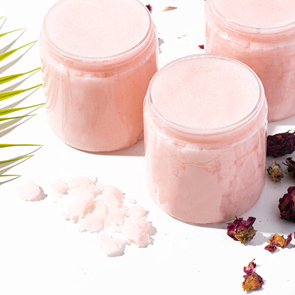 Coconut Rose Sugar Scrub