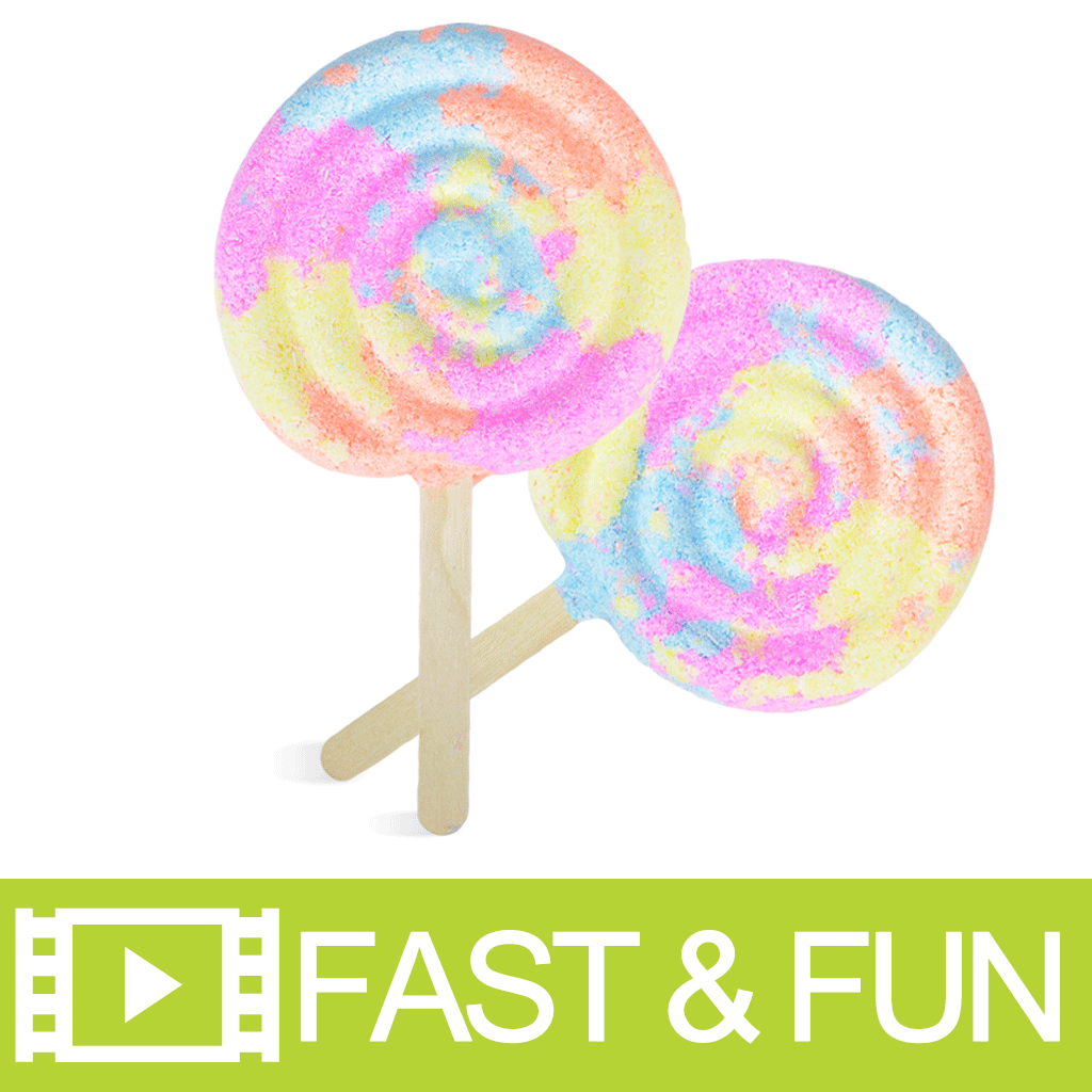 Making Rainbow Lollipop Bubble Wands