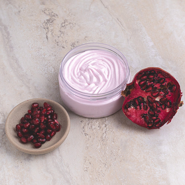 Pomegranate Champagne Foaming Sugar Scrub Recipe