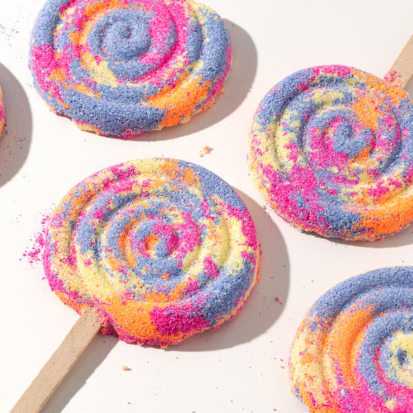 Rainbow Lollipop Bubble Wand