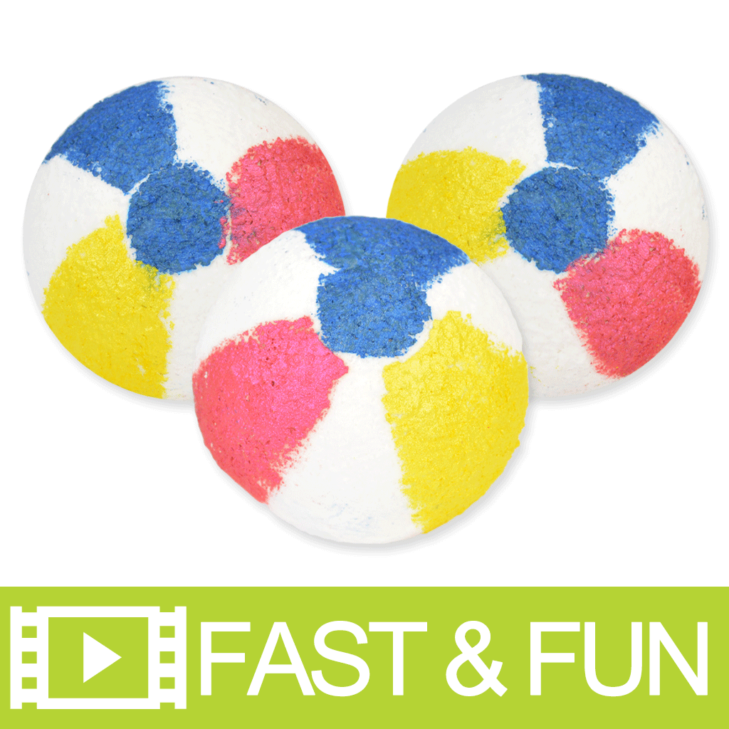 Making Beach Ball Bath Bombs