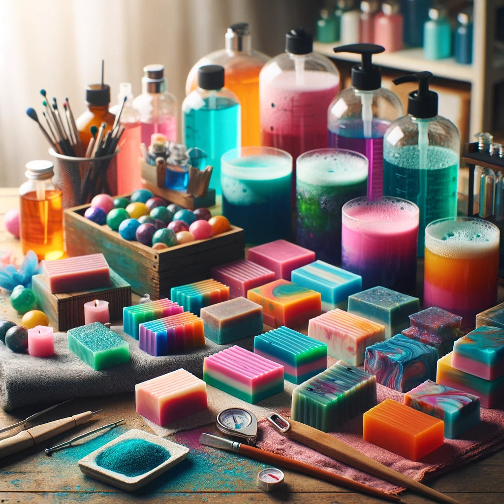 How to Color Soap: Testing Soap Colors