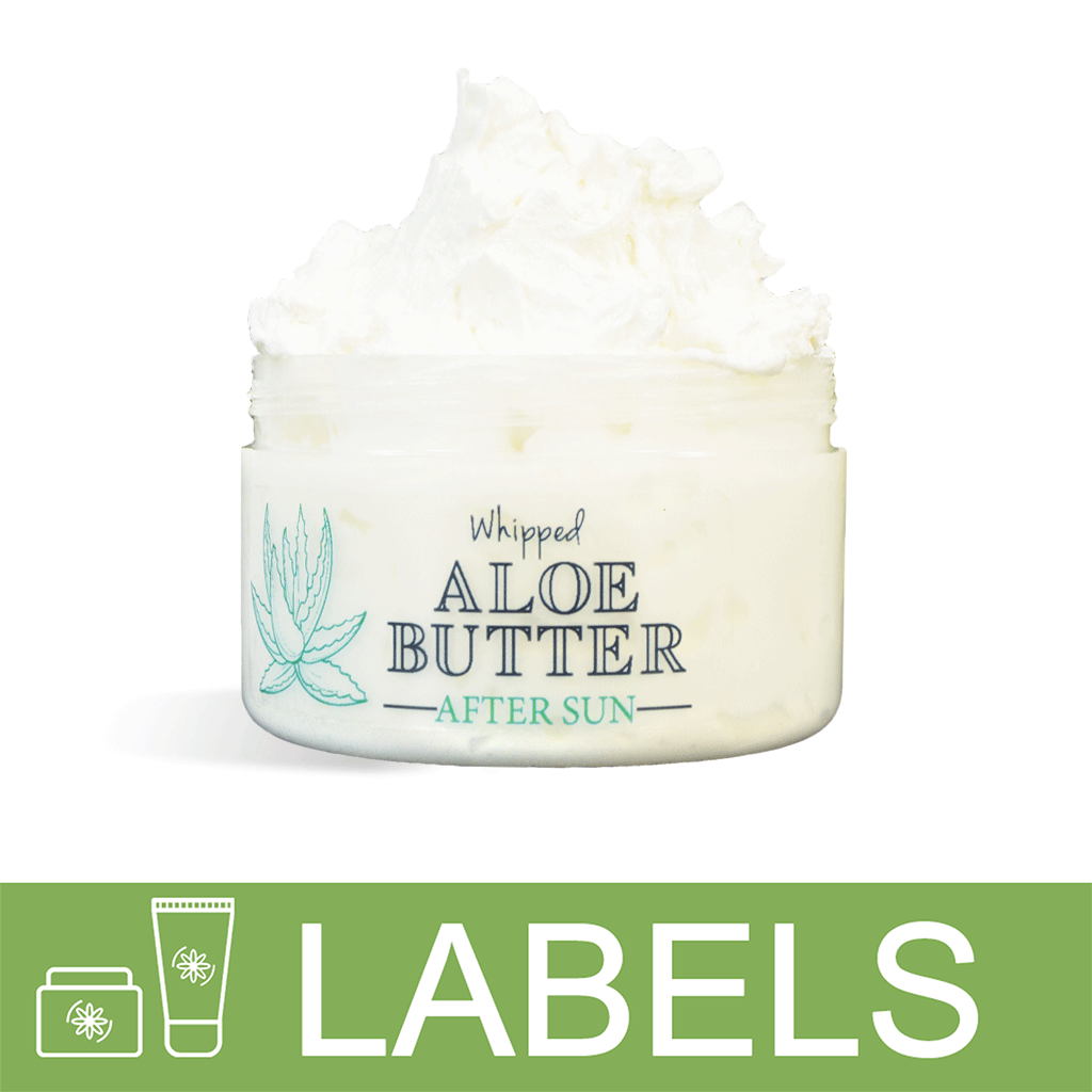 After-Sun Whipped Aloe Butter Label
