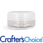 0.5 oz Clear Pot & Clear Screw Top - Zoom Thumbnail Media 1
