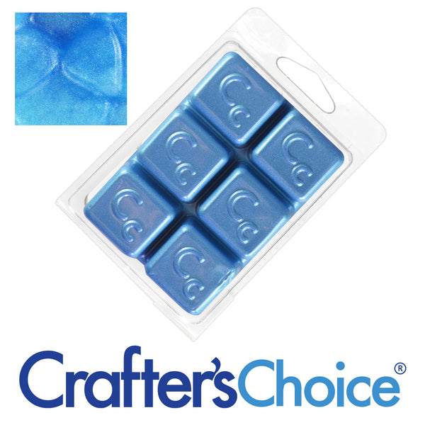 Celestial Blue Sparkle Mica Soap Color Blocks - Zoom Media 1