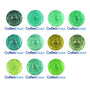 Green Mica Powder Sample Set - Zoom Thumbnail Media 1