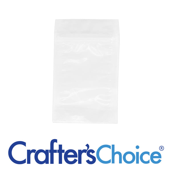 Heat Seal Zip Pouch: 3" x 5" Clear - Zoom Media 1