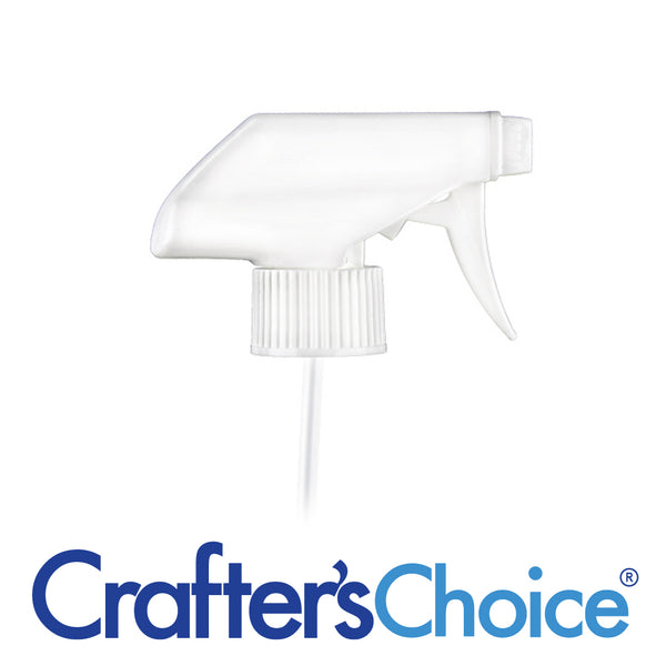 28/410 White Trigger Sprayer Top - Zoom Media 1