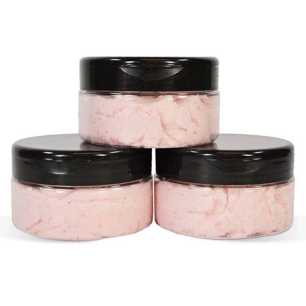 Wild Strawberry Emulsified Sugar Scrub Kit - Zoom Media 1