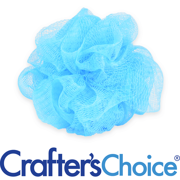 Premium Nylon Puff Medium Blue - Zoom Media 1