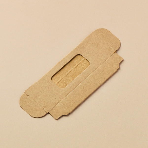 Lip Tube Box (Holds 2 Tubes) - KRAFT COLOR - close-up - Zoom Media 2