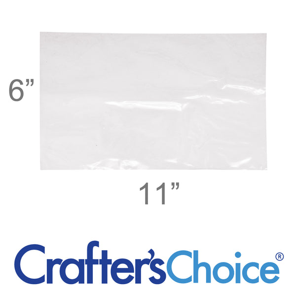 Shrink Wrap Flat Bags - 6 x 11 - Zoom Media 1