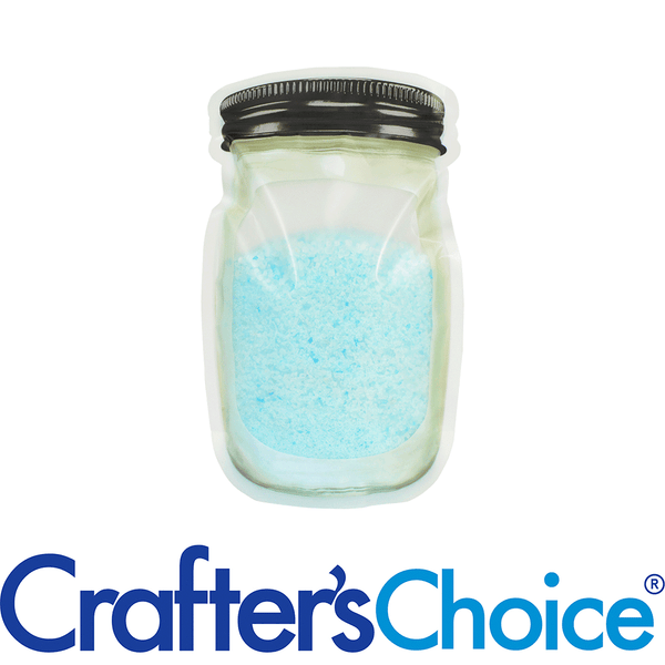 Zip Pouch - Mason Jar with Black Lid (Small) - Zoom Media 1