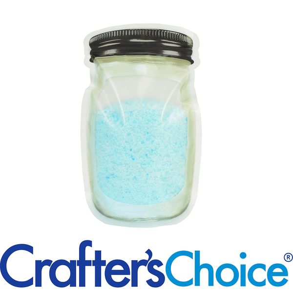 Zip Pouch - Mason Jar with Black Lid (Medium) - Zoom Media 1