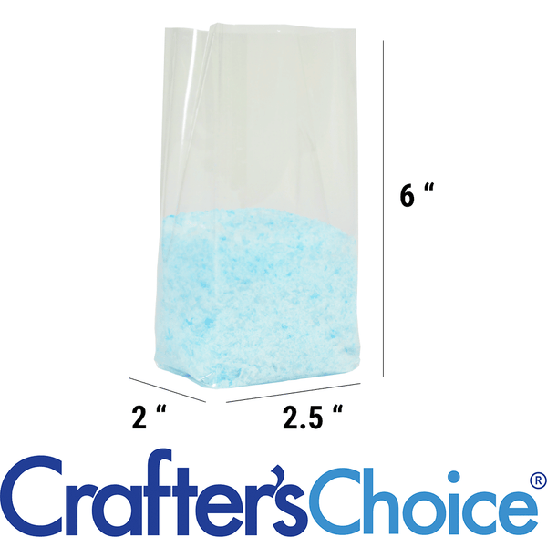 Clear Cello Bag (2.5" x 2" x 6") - Zoom Media 1