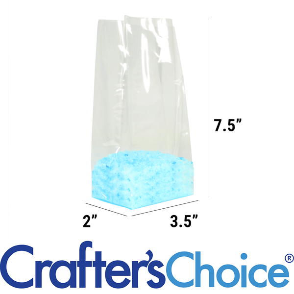 Clear Cello Bag (3.5" x 2" x 7.5") - Zoom Media 1