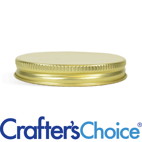 70/400 Gold Metal Basic Top Cap - Foam Liner - Zoom Media 1