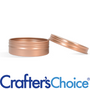1 oz Rose Gold Shallow Rustproof Tin & Screw Top Set - Zoom Thumbnail Media 1