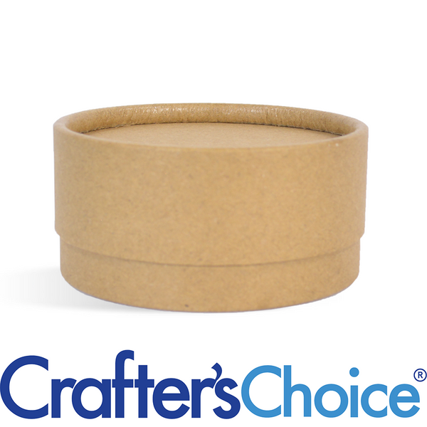 3 oz Kraft Paperboard Jar & Lid Set - Zoom Media 1