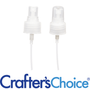 20/410 Natural Ribbed Sprayer Top - Clear Cap - Zoom Thumbnail Media 1