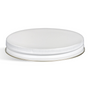 63/400 White Continuous Thread Lid - Zoom Thumbnail Media 1
