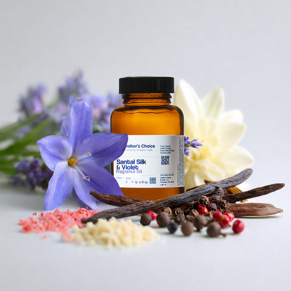 Santal Silk & Violet Fragrance Oil - Zoom Media 3