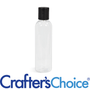 4 oz Clear Bullet with Black Disc Top - Zoom Thumbnail Media 1