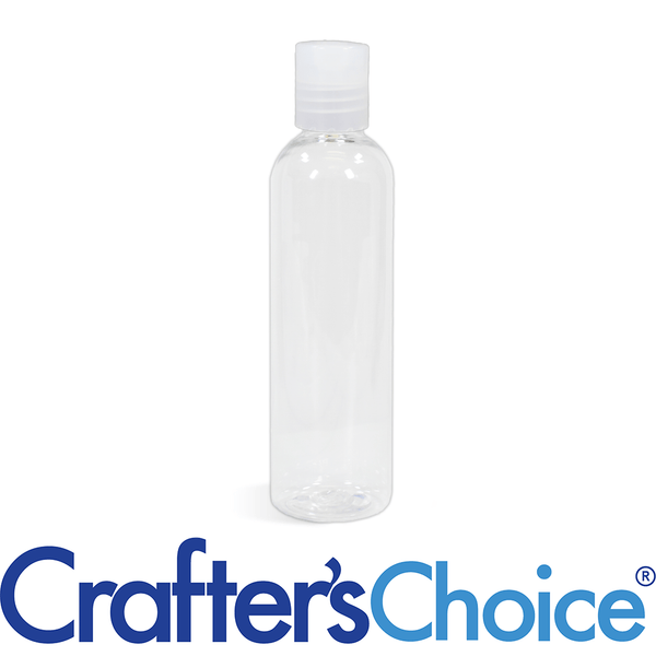 4 oz Clear Bullet w/ Natrl Disc Top Set - 24/410 - Zoom Media 1