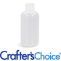 6 oz Natural LDPE Boston Round Bottle - 24/410 - Zoom Thumbnail Media 1