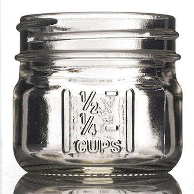 4 oz Square Mason Jar - Zoom Media 1