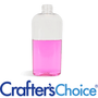 8 oz Clear Cosmo Oval Plastic Bottle - Zoom Thumbnail Media 1