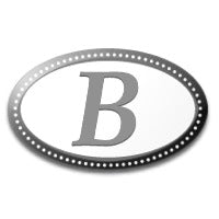 Oval Monogram Mold - Letter B - Zoom Media 1