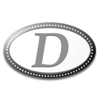 Oval Monogram Mold - Letter D - Zoom Media 1