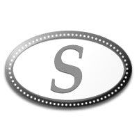 Oval Monogram Mold - Letter S - Zoom Media 1