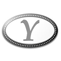 Oval Monogram Mold - Letter Y - Zoom Media 1