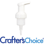 40 mm White Table Top Foamer Pump Top - Zoom Thumbnail Media 1