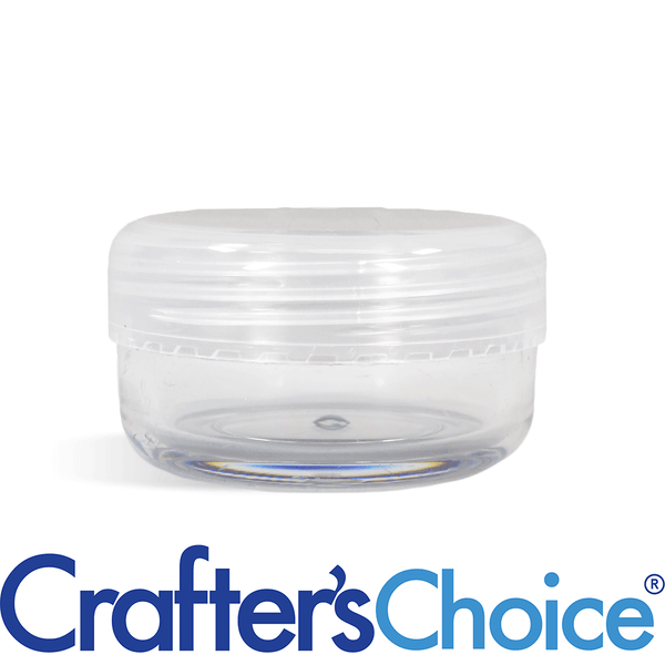 0.33 oz Clear Jar & Natural Top - Zoom Media 1
