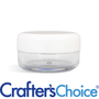 0.33 oz Clear Jar & White Top - Zoom Thumbnail Media 1