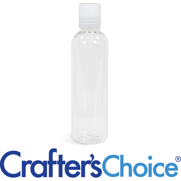 8 oz Clear Bullet with Natural Disc Top Set - Zoom Media 1
