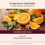 Orange (Sweet) Essential Oil - 100% Pure 134 - close-up - Zoom Thumbnail Media 2