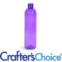 8 oz Purple Bullet Plastic Bottle - 24/410 - Zoom Thumbnail Media 1