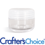 0.25 oz Clear Pot & Clear Screw Top - Zoom Thumbnail Media 1
