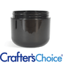 4 oz Black Double Wall Plastic Jar - 70/400 - Zoom Thumbnail Media 1