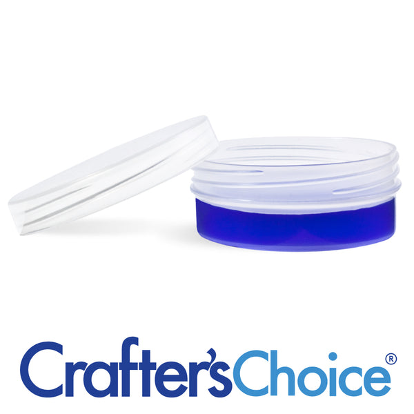 3 oz Natural LOW PROFILE Plastic Jar & Top - Zoom Media 1