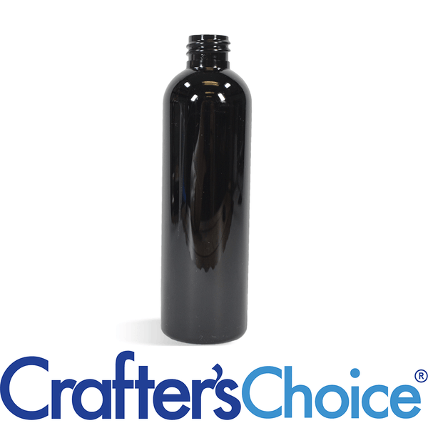 4 oz Black Bullet Plastic Bottle - 20/410 - Zoom Media 1