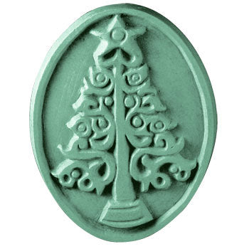 Christmas Tree Oval Soap Mold (MW 94) - Zoom Media 1