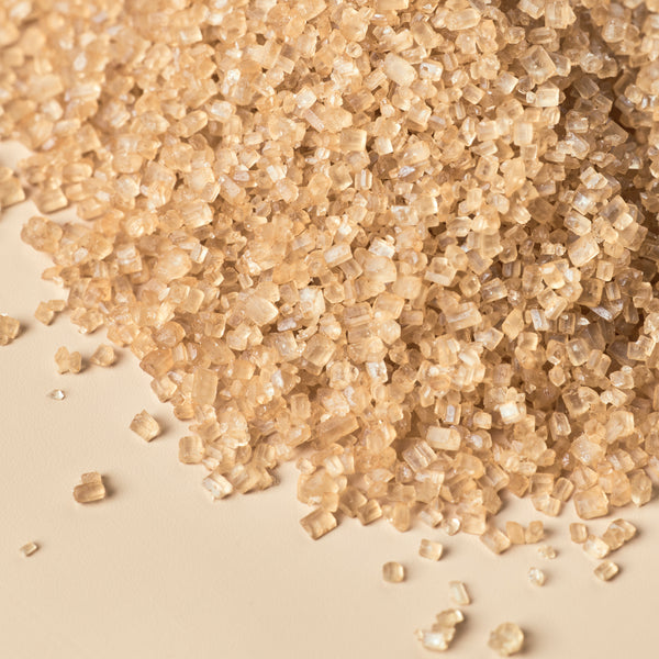 Brown Sugar - Raw Demerara Crystals - close-up - Zoom Media 2