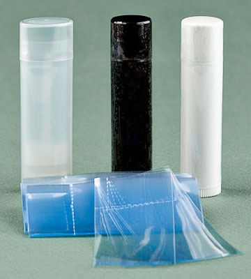 Shrink Band 28 x 63 T-Perf: fits 0.15 oz Round & Oval Lip Tube - Zoom Media 1